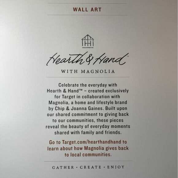 Hearth & Hand Washed Stream Framed Wall Art -Watercolor Like 24 (w) x 18 (H) NWT - Picture 9 of 9